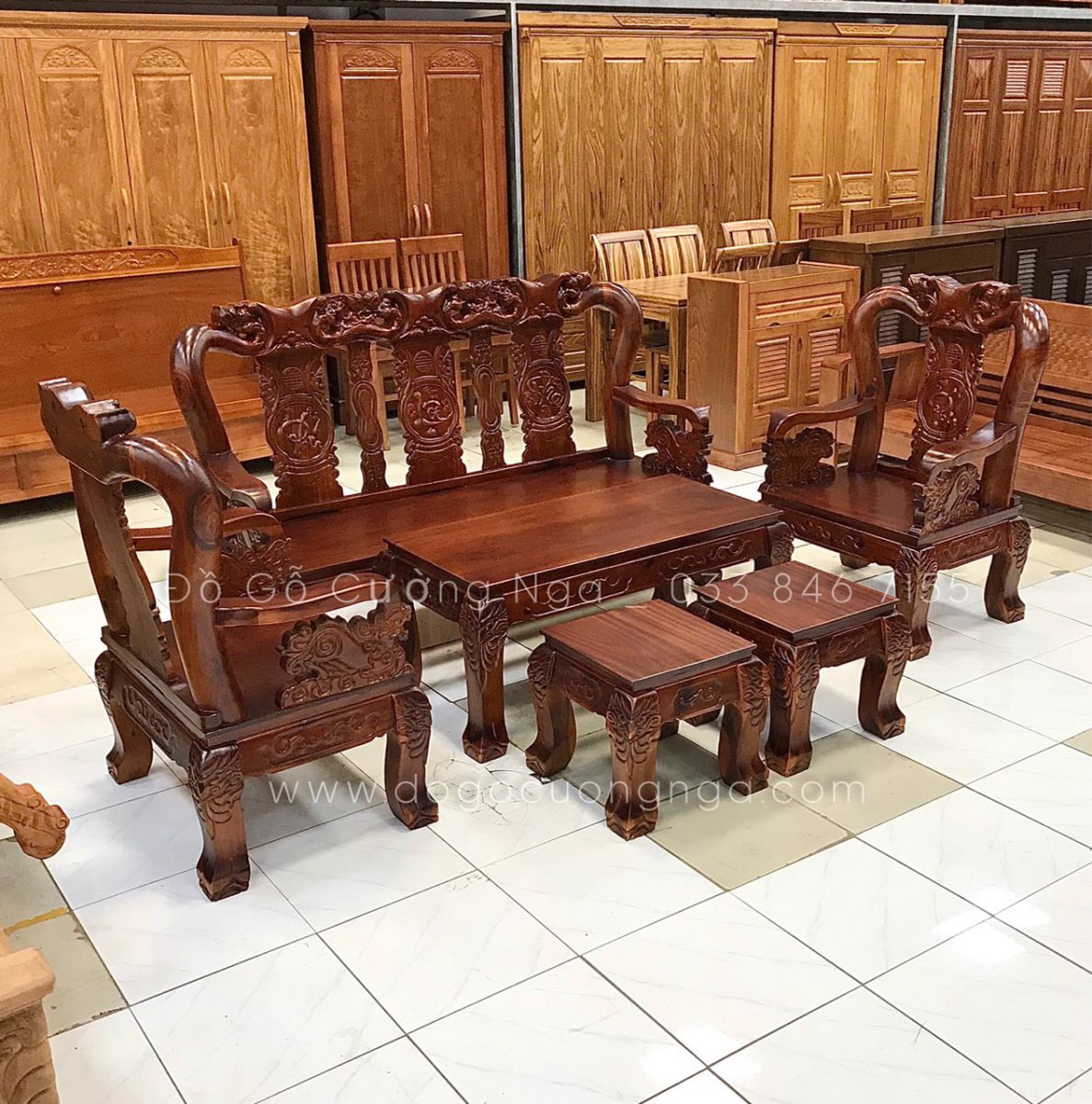 salon gỗ tràm giá rẻ 