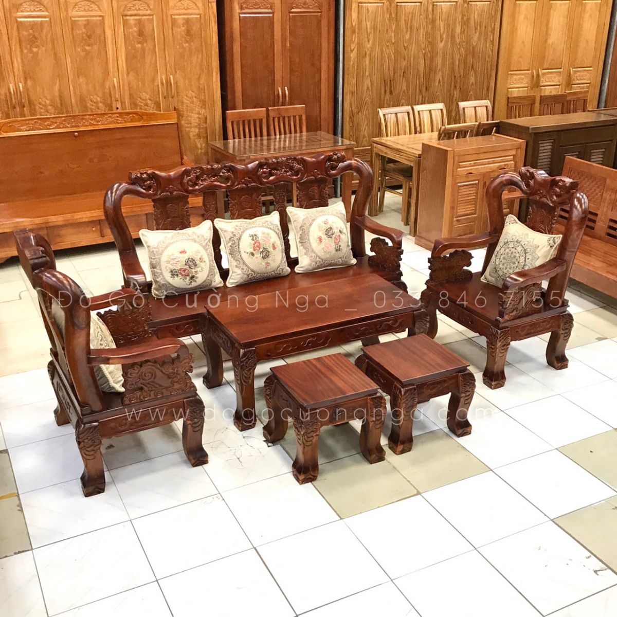 salon gỗ giá rẻ 