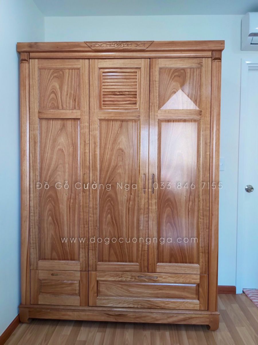 combo phòng ngủ gỗ hương xám 