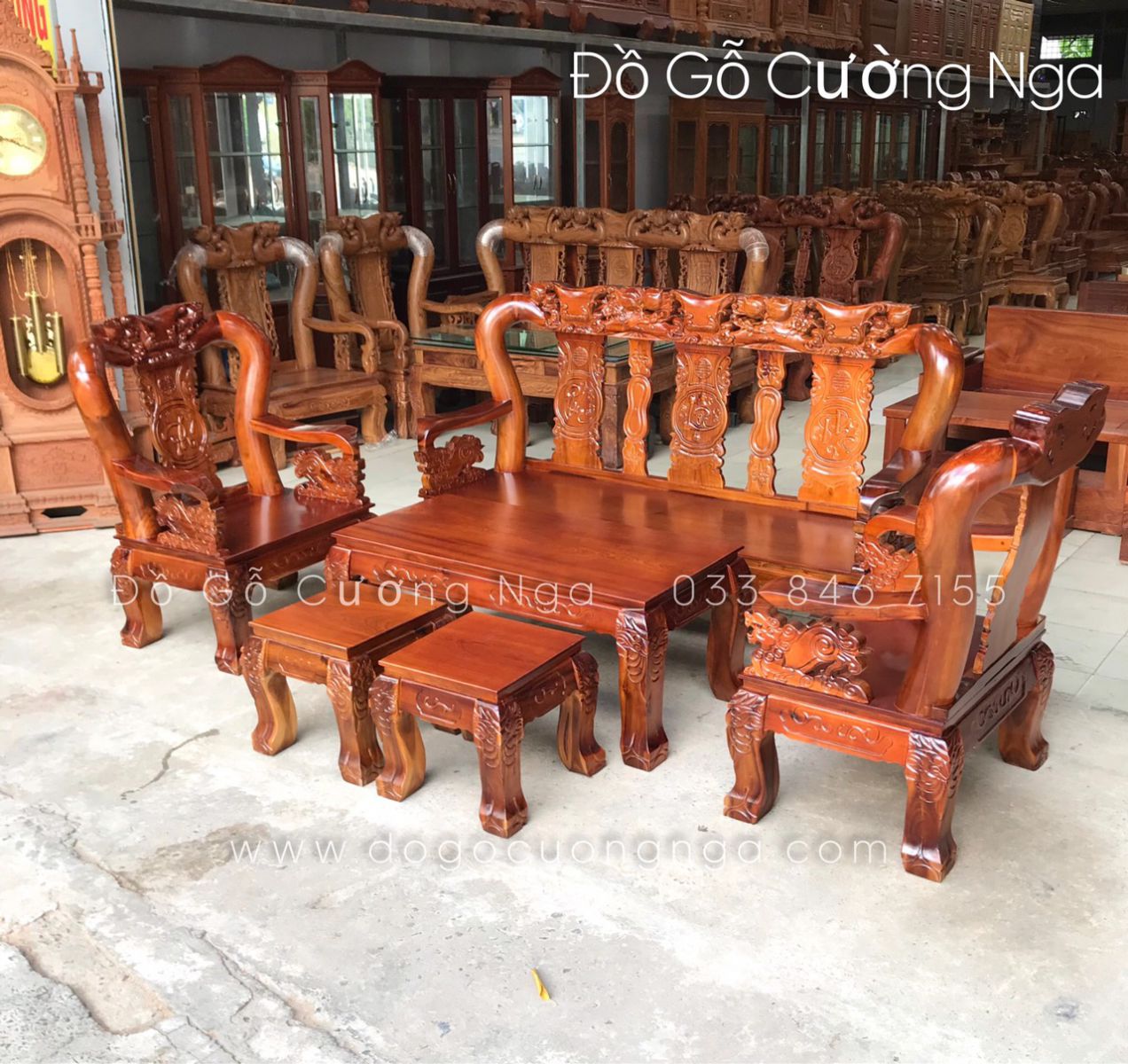 salon gỗ tràm giá rẻ 