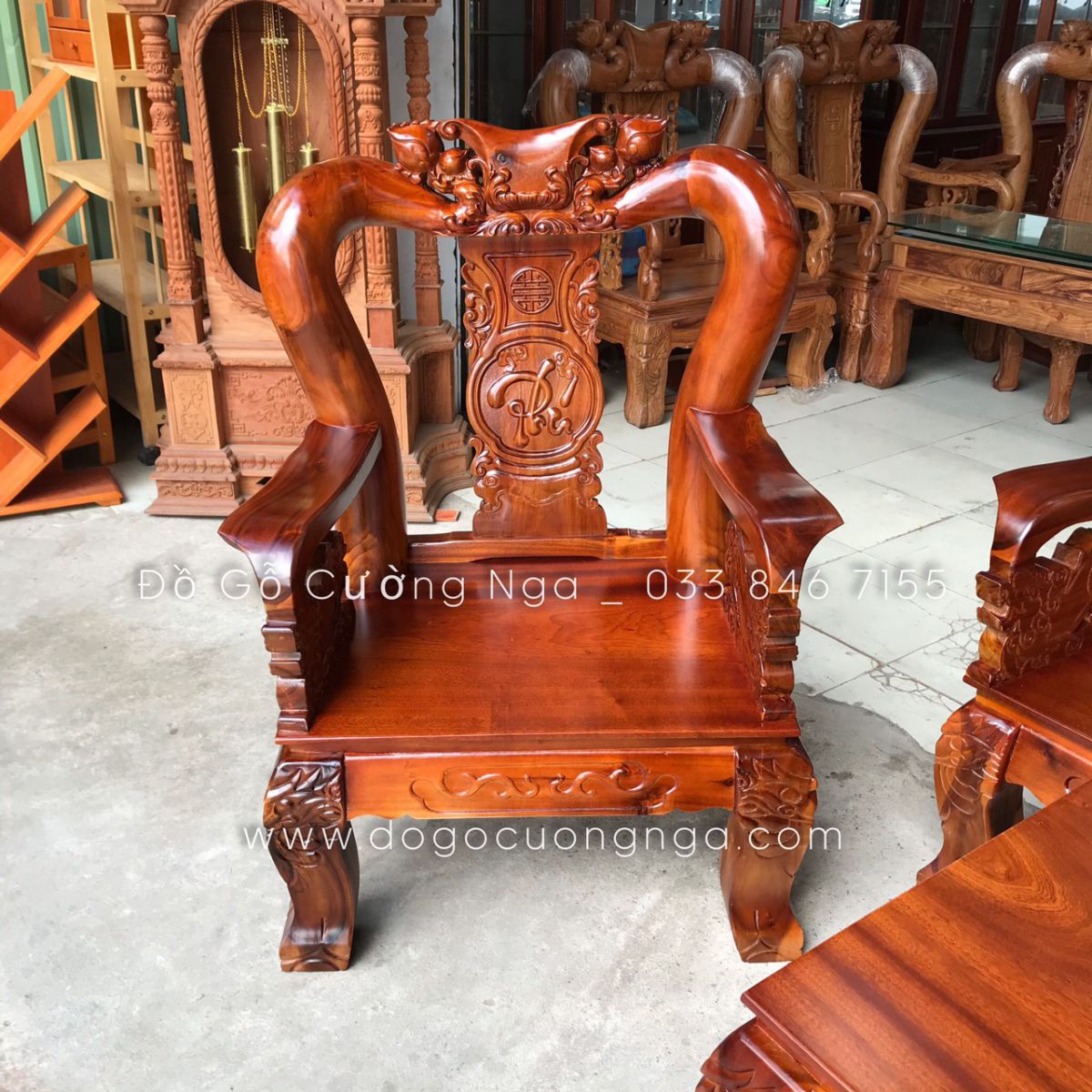salon gỗ tràm 