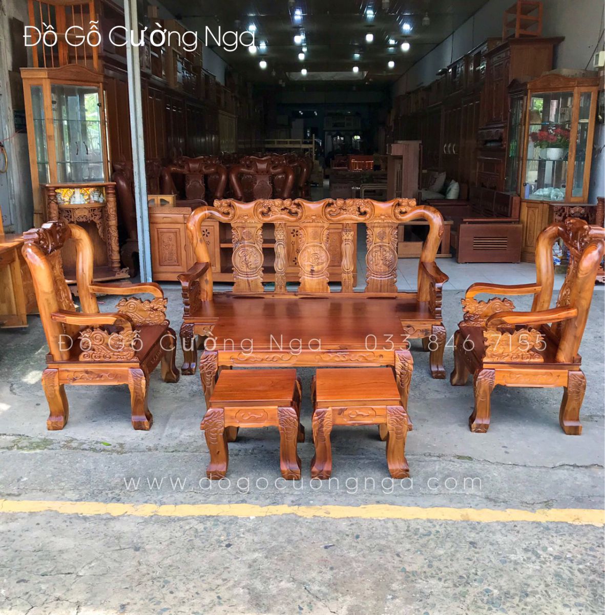 SALON GỖ TRAMG GIÁ RẺ 