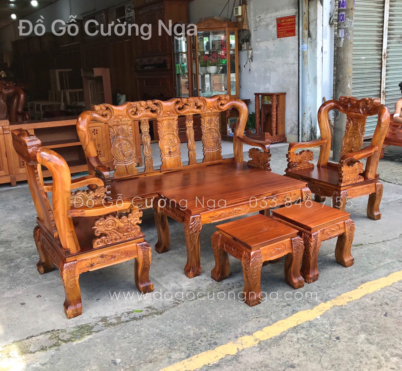 SALON GỖ TRÀM 