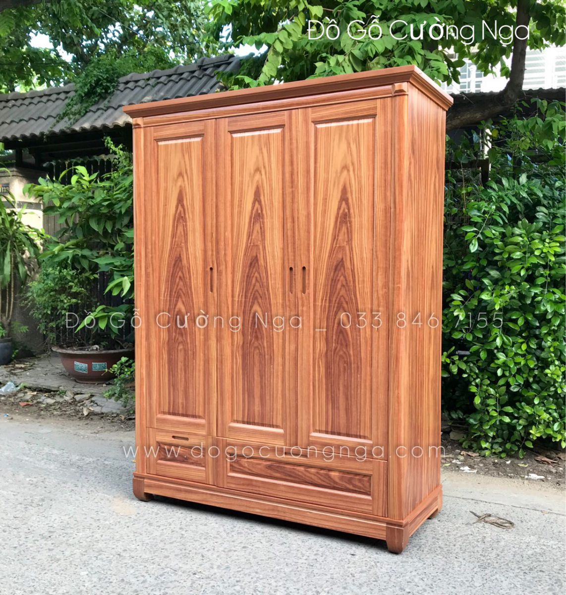 tủ áo gỗ cẩm