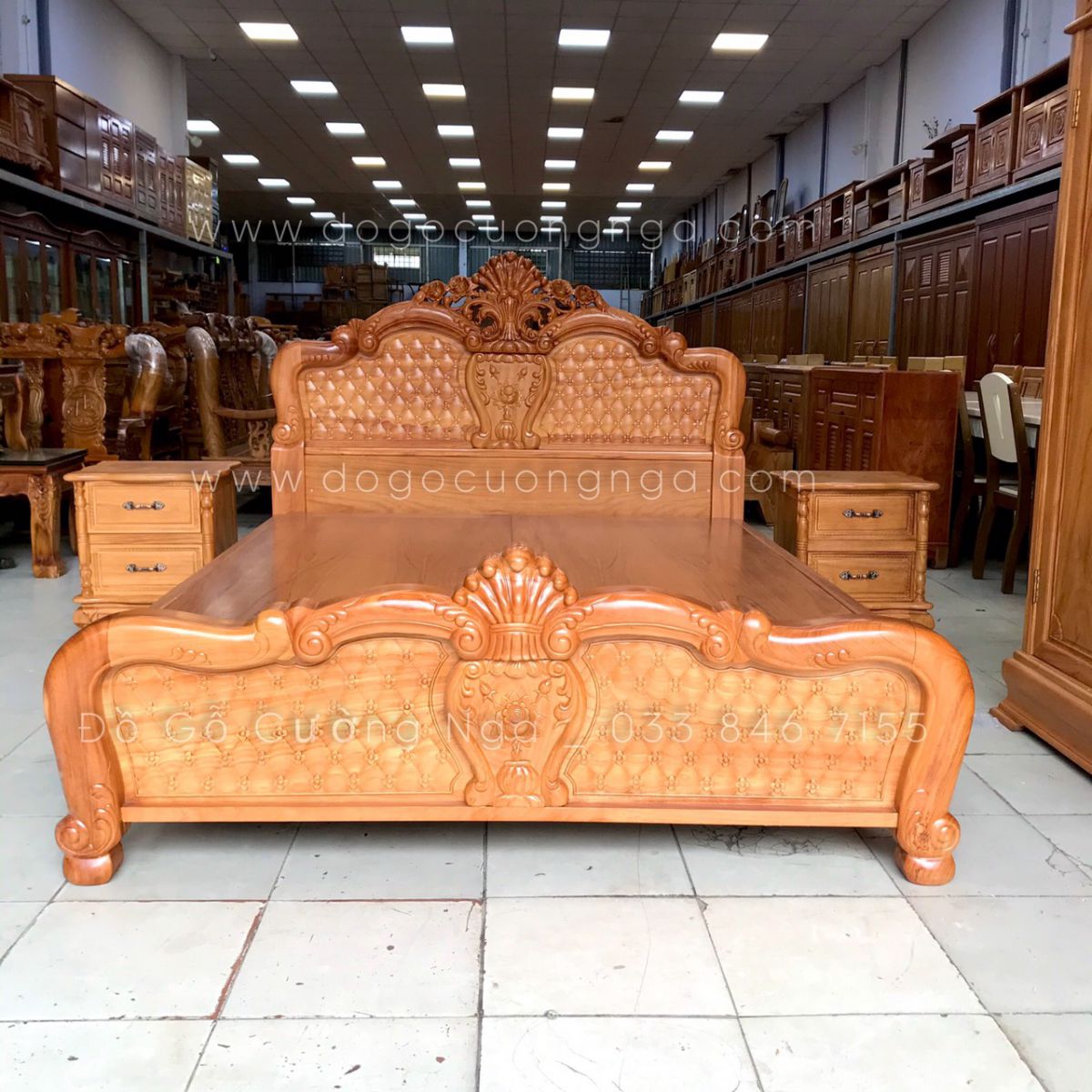 Bộ combo phòng ngủ gỗ Gõ Đỏ 38.2