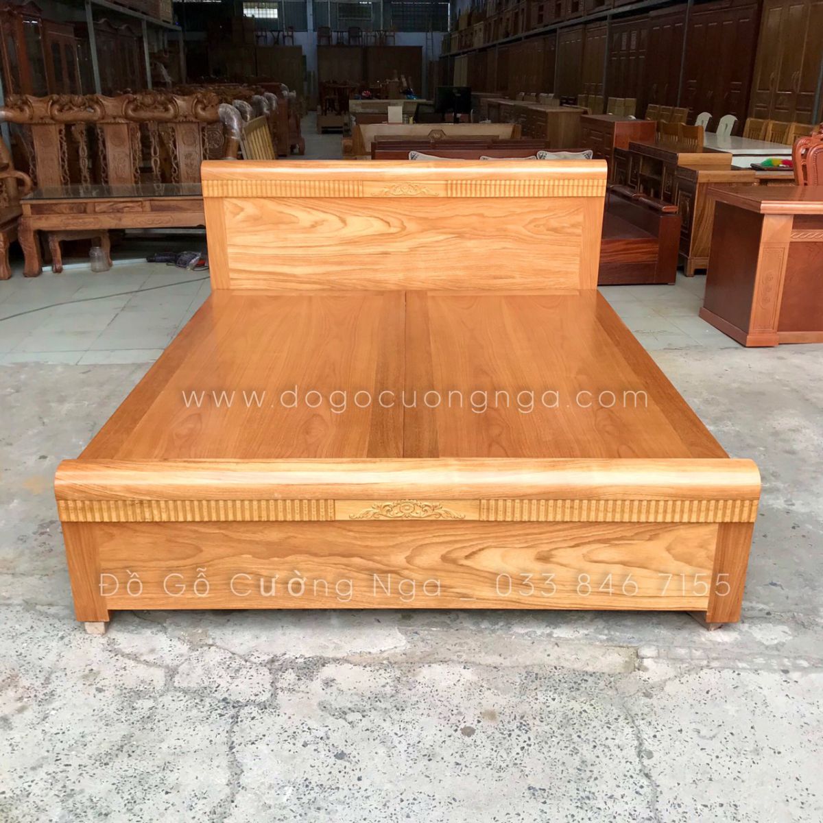 Giường ngủ gỗ Gõ Đỏ
