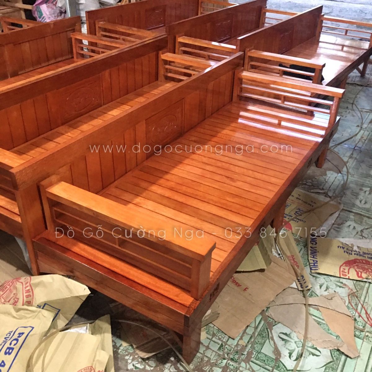 ghế sofa kéo được gia công
