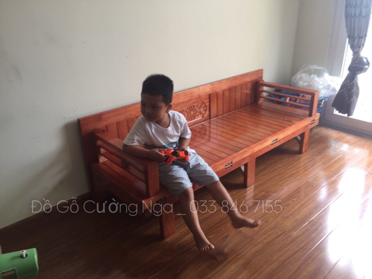 giường gỗ gấp gọn 