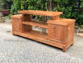Tổng hợp mẫu kệ tivi gỗ Hương Xám hiện đại - mẫu mã đa dạng - Đồ Gỗ Cường Nga 