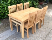 Mua bàn ăn gỗ sồi 6 ghế giá rẻ - chất lượng tại Quận 12 - TP HCM 