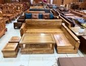 Top Mẫu Ghế Sofa Gỗ Góc L  – Nhỏ Gọn, Đẹp, Tiết Kiệm Không Gian
