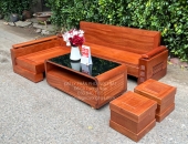 Ghế Sofa Gỗ Cho Phòng Khách Nhỏ Gọn - Diện Tích 12m2 - 16m2 