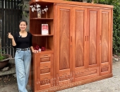 Gợi Ý Mẫu Tủ Quần Áo Gỗ Xoan Đào Đẹp Giá Rẻ Thiết Kế Bắt Mắt 