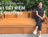 Biến Hóa Không Gian Sống Với Giường Gấp Gỗ Đa Năng