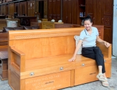 Giường Gấp Gỗ Tự Nhiên – Tiết Kiệm Không Gian, Tăng Tính Thẩm Mỹ